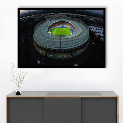 Ernst Happel Stadium in Austria, Stadium Canvas, Sport Art, Gift for him, Framed Art Print Wall Decor, Picture Framed