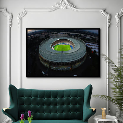 Ernst Happel Stadium in Austria, Stadium Canvas, Sport Art, Gift for him, Framed Art Print Wall Decor, Picture Framed