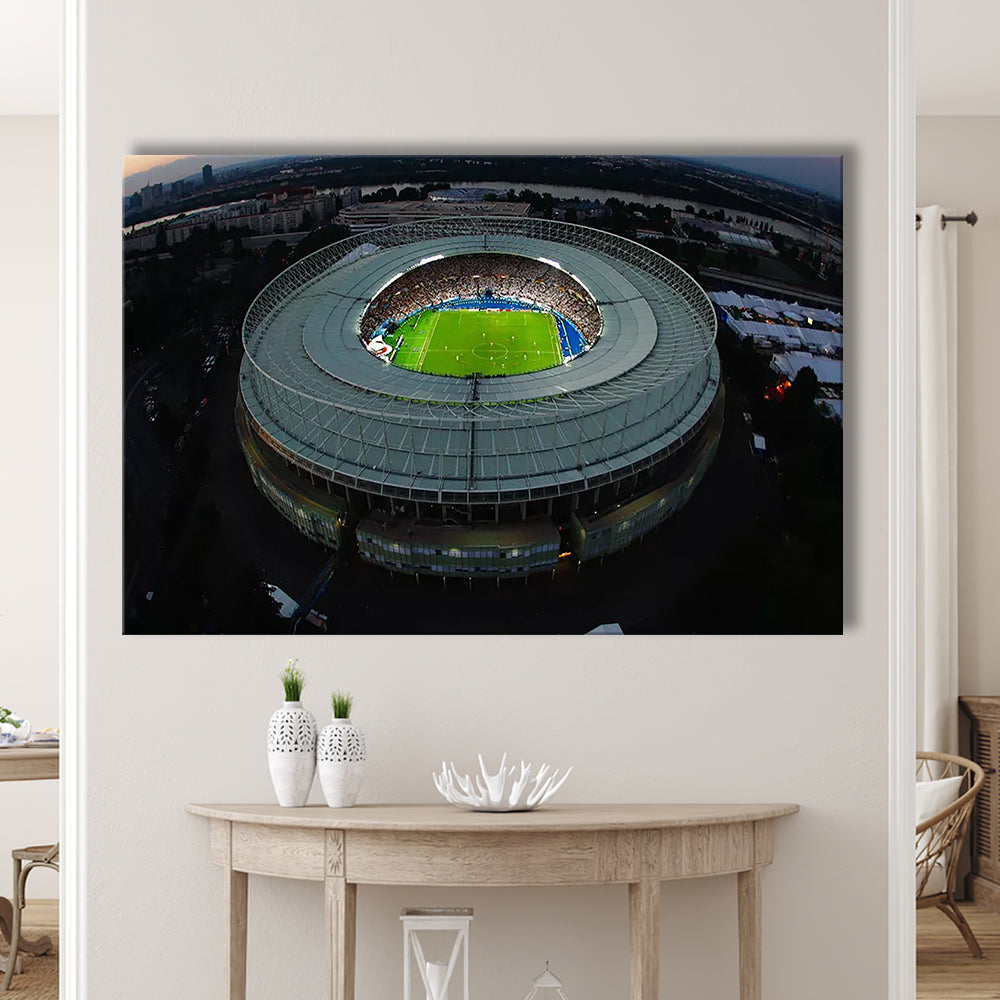 Ernst Happel Stadium in Austria, Stadium Canvas, Sport Art, Gift for him, Man Cave Decor, Art Print, Canvas Print Wall Art