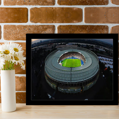 Ernst Happel Stadium in Austria, Stadium Canvas, Sport Art, Gift for him, Framed Art Print Wall Decor, Picture Framed