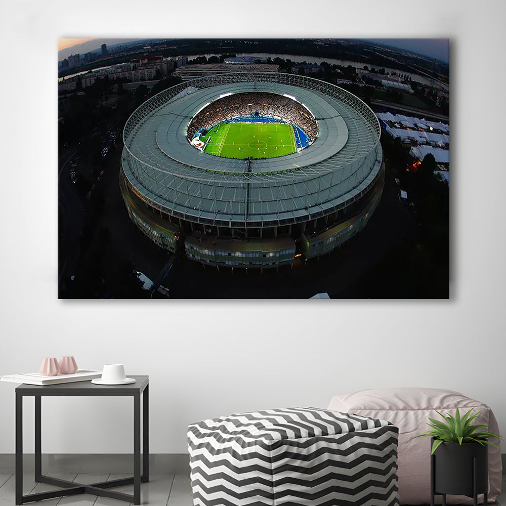 Ernst Happel Stadium in Austria, Stadium Canvas, Sport Art, Gift for him, Man Cave Decor, Art Print, Canvas Print Wall Art