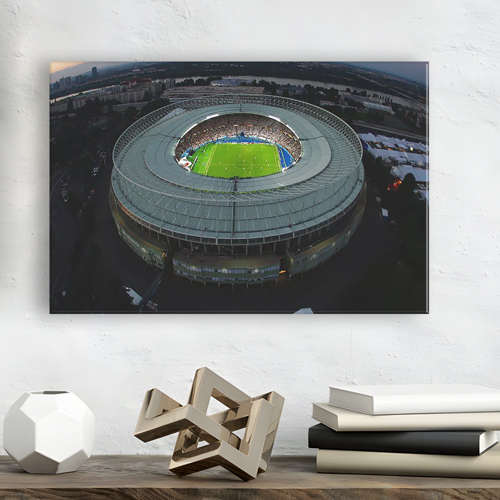 Ernst Happel Stadium in Austria, Stadium Canvas, Sport Art, Gift for him, Man Cave Decor, Art Print, Canvas Print Wall Art