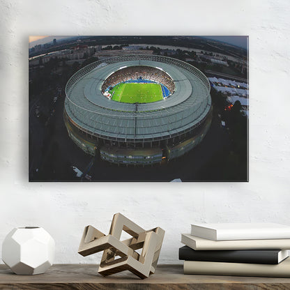 Ernst Happel Stadium in Austria, Stadium Canvas, Sport Art, Gift for him, Man Cave Decor, Art Print, Canvas Print Wall Art