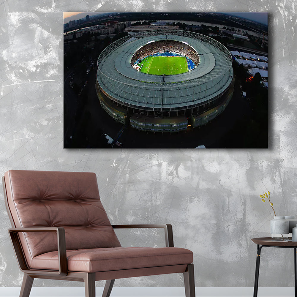 Ernst Happel Stadium in Austria, Stadium Canvas, Sport Art, Gift for him, Man Cave Decor, Art Print, Canvas Print Wall Art