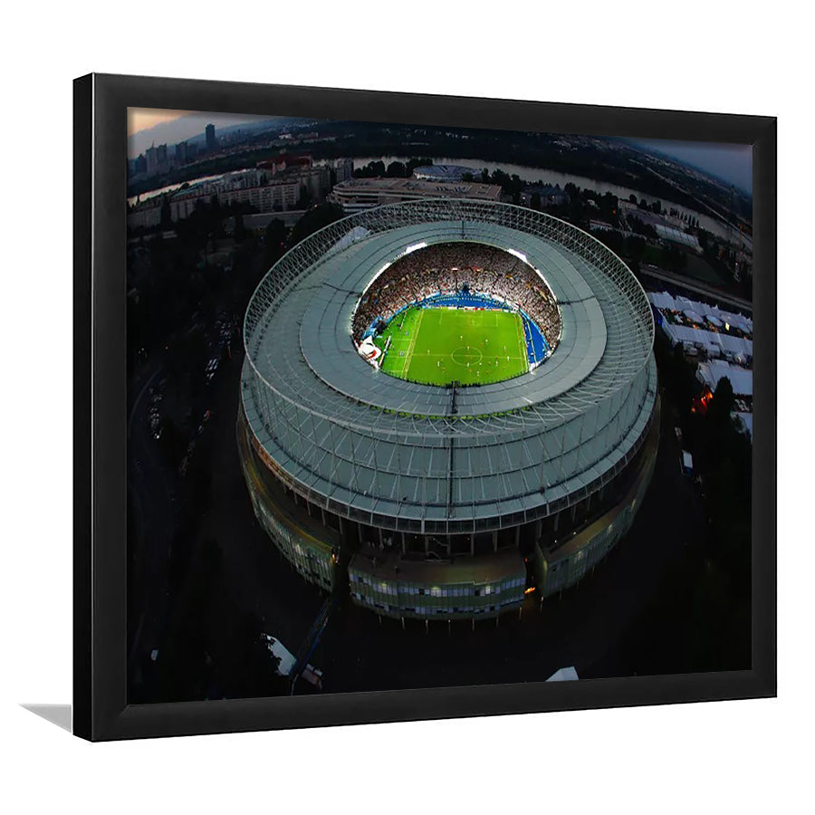 Ernst Happel Stadium in Austria, Stadium Canvas, Sport Art, Gift for him, Framed Art Print Wall Decor, Picture Framed