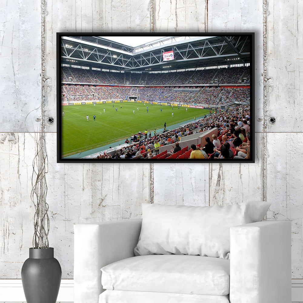 Esprit Arena, Stadium Canvas, Sport Art, Framed Canvas Print Wall Art, Floating Frame