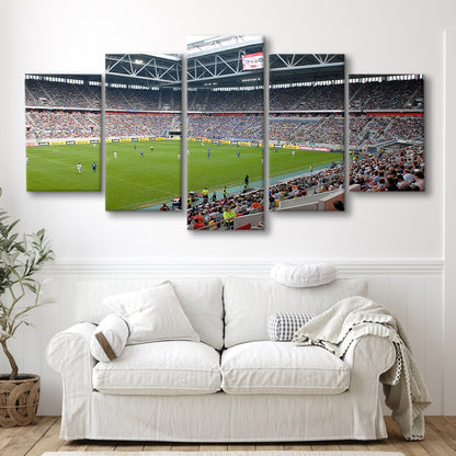 Esprit Arena, Stadium Canvas, Sport Art, Gift for him, 5 Panel, Large Canvas, Canvas Print Wall Art