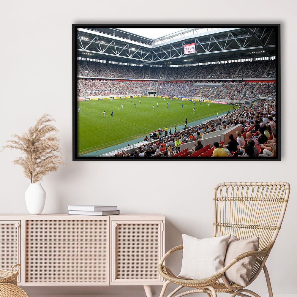 Esprit Arena, Stadium Canvas, Sport Art, Framed Canvas Print Wall Art, Floating Frame