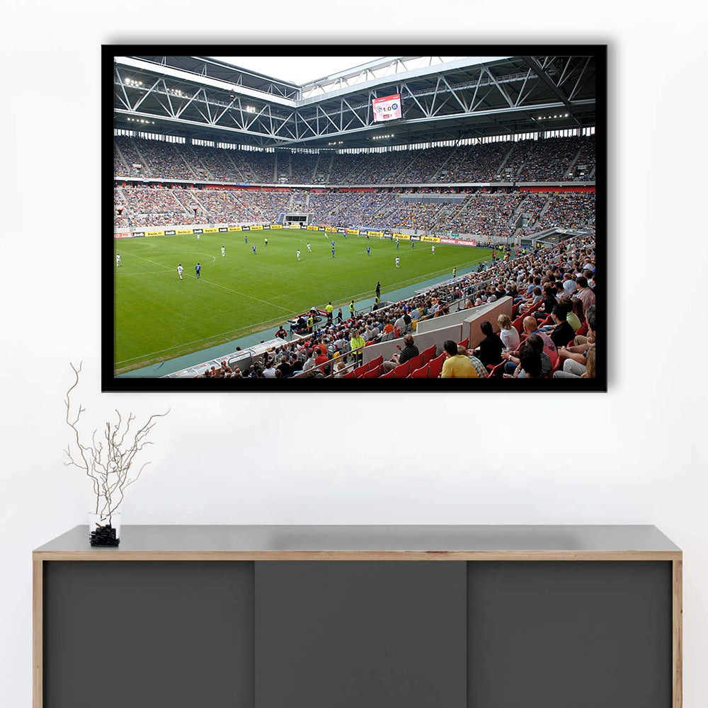 Esprit Arena, Stadium Canvas, Sport Art, Gift for him, Framed Art Print Wall Decor, Picture Framed