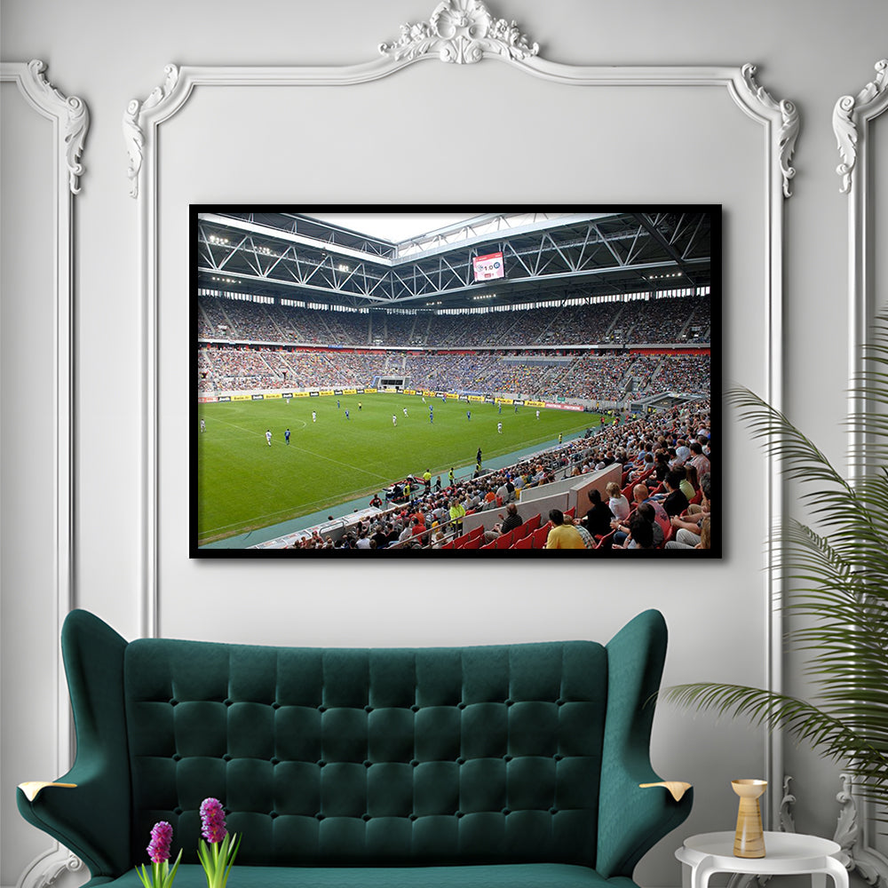 Esprit Arena, Stadium Canvas, Sport Art, Gift for him, Framed Art Print Wall Decor, Picture Framed