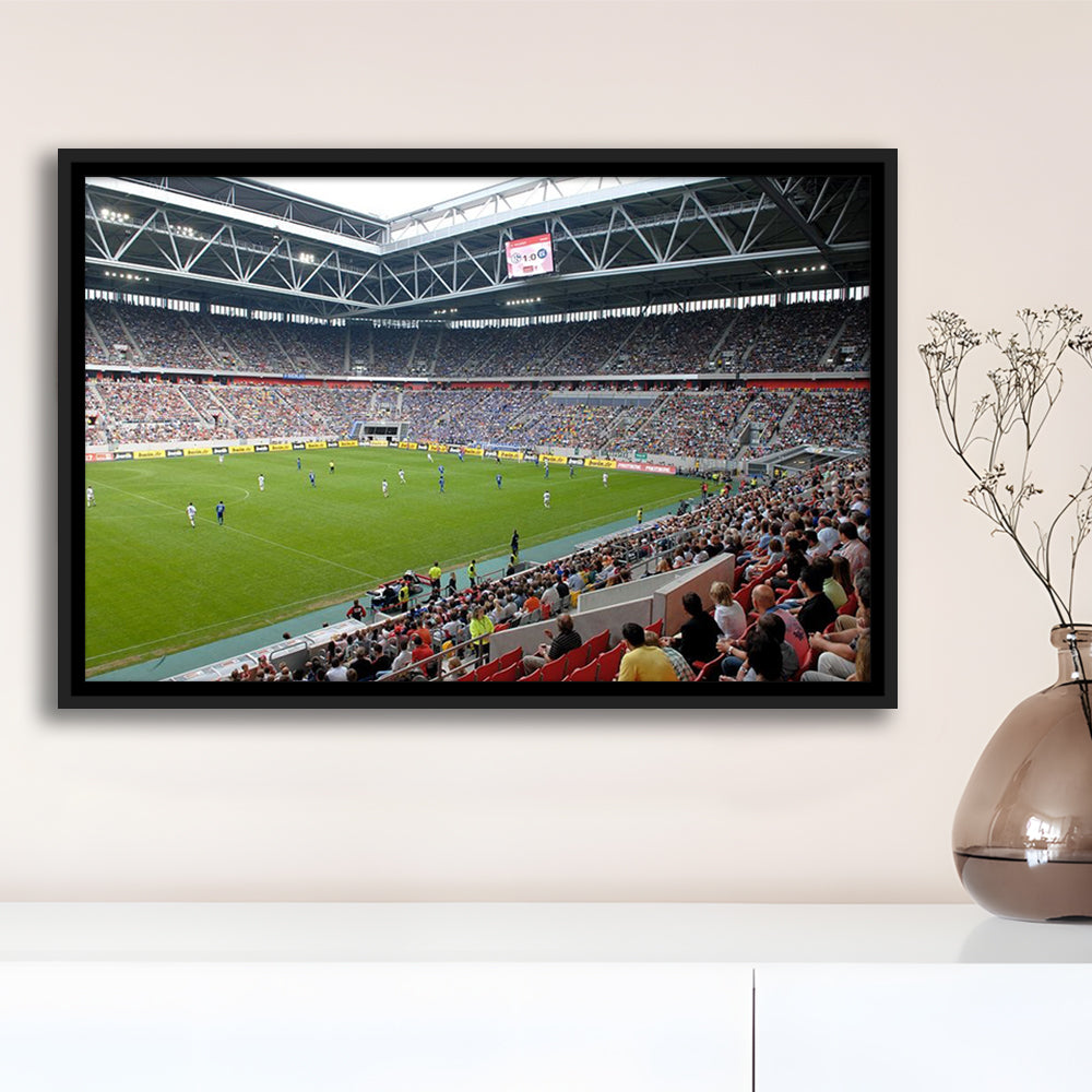 Esprit Arena, Stadium Canvas, Sport Art, Framed Canvas Print Wall Art, Floating Frame