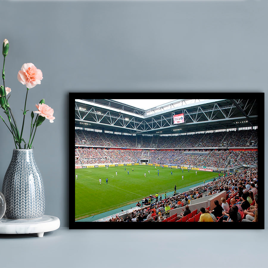 Esprit Arena, Stadium Canvas, Sport Art, Gift for him, Framed Art Print Wall Decor, Picture Framed