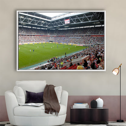 Esprit Arena, Stadium Canvas, Sport Art, Framed Canvas Print Wall Art, Floating Frame