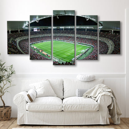 Estadio Akron Estadio Omnilife, Stadium Canvas, Sport Art, Gift for him, 5 Panel, Large Canvas, Canvas Print Wall Art