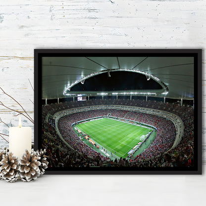 Estadio Akron Estadio Omnilife, Stadium Canvas, Sport Art, Framed Canvas Print Wall Art, Floating Frame