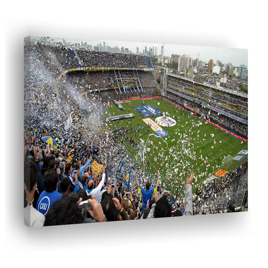 Estadio Alberto J Armando, Stadium Canvas, Sport Art, Gift for him, Man Cave Decor, Art Print, Canvas Print Wall Art