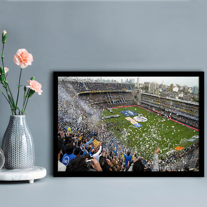 Estadio Alberto J Armando, Stadium Canvas, Sport Art, Gift for him, Framed Art Print Wall Decor, Picture Framed