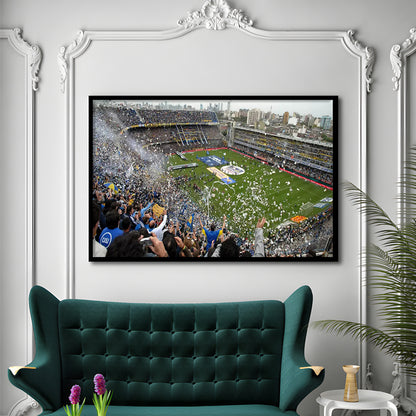 Estadio Alberto J Armando, Stadium Canvas, Sport Art, Gift for him, Framed Art Print Wall Decor, Picture Framed