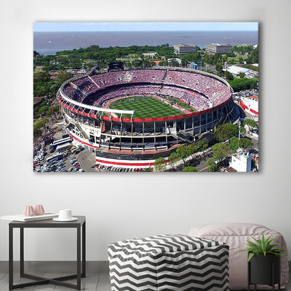 Estadio Antonio Vespucio Liberti, Stadium Canvas, Sport Art, Gift for him, Man Cave Decor, Art Print, Canvas Print Wall Art