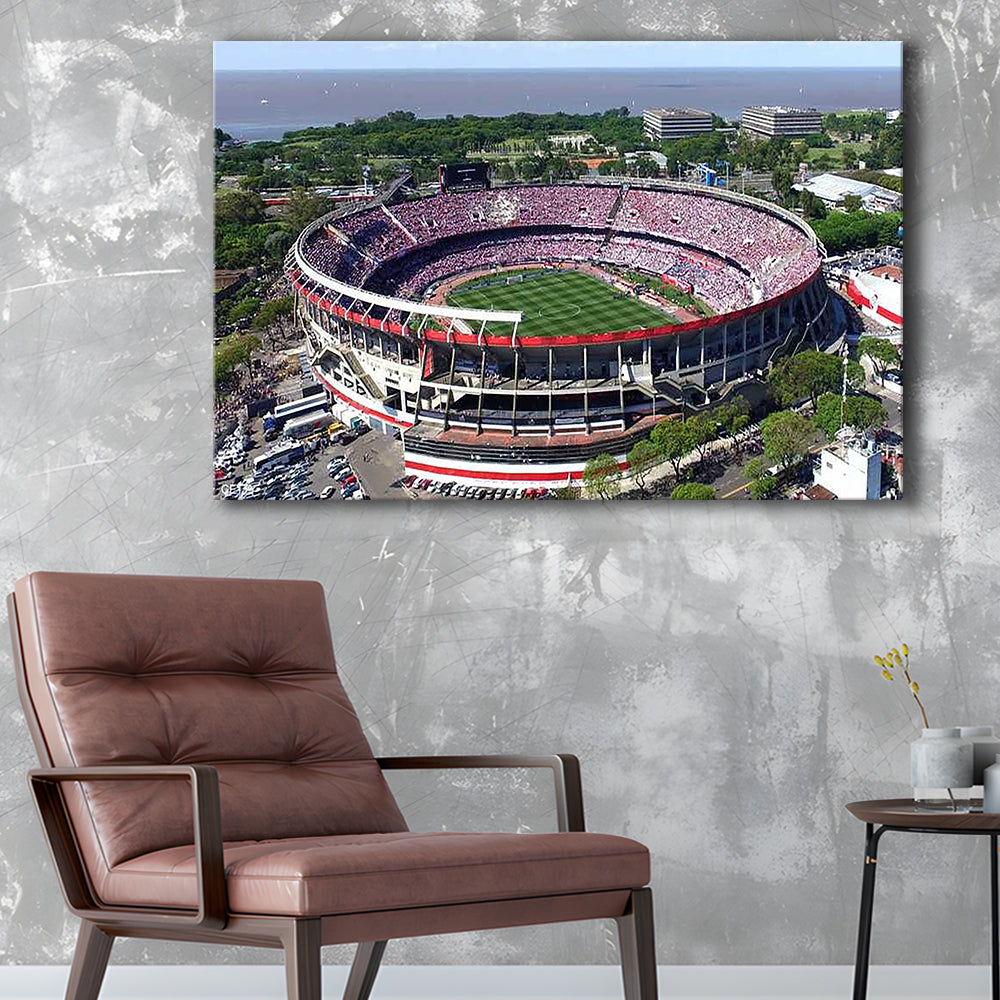 Estadio Antonio Vespucio Liberti, Stadium Canvas, Sport Art, Gift for him, Man Cave Decor, Art Print, Canvas Print Wall Art