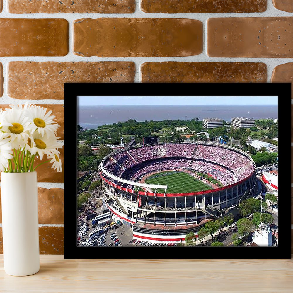 Estadio Antonio Vespucio Liberti, Stadium Canvas, Sport Art, Gift for him, Framed Art Print Wall Decor, Picture Framed