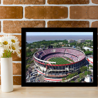 Estadio Antonio Vespucio Liberti, Stadium Canvas, Sport Art, Gift for him, Framed Art Print Wall Decor, Picture Framed