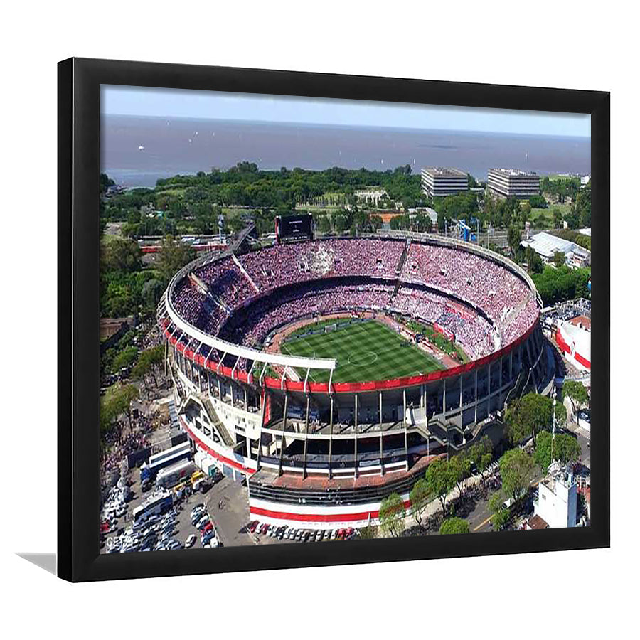 Estadio Antonio Vespucio Liberti, Stadium Canvas, Sport Art, Gift for him, Framed Art Print Wall Decor, Picture Framed