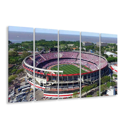 Estadio Antonio Vespucio Liberti, Stadium Canvas, Sport Art, 5 Panel B, Extra Large Canvas, Canvas Print Wall Art