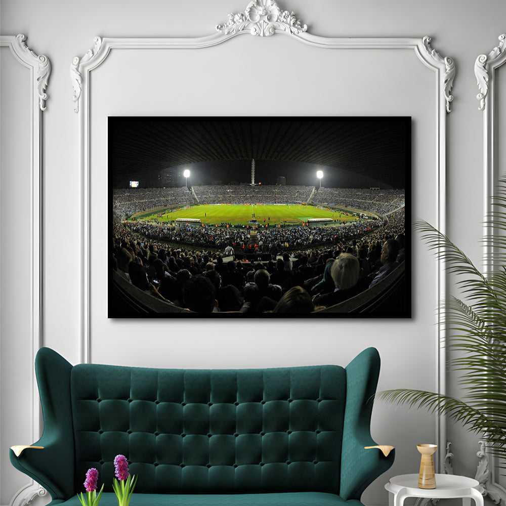 Estadio Centenario, Stadium Canvas, Sport Art, Gift for him, Framed Art Print Wall Decor, Picture Framed