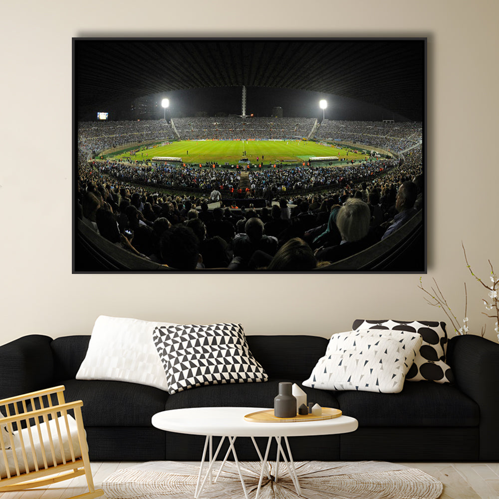 Estadio Centenario, Stadium Canvas, Sport Art, Framed Canvas Print Wall Art, Floating Frame