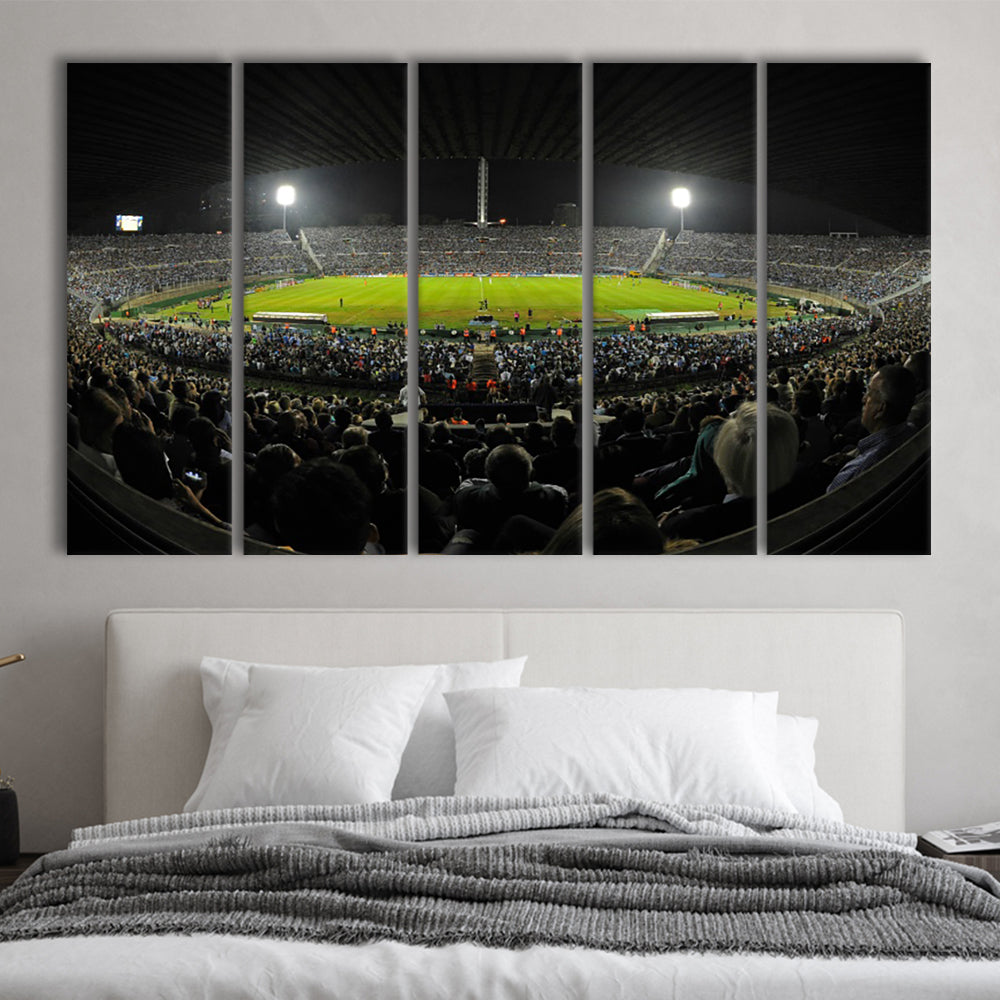 Estadio Centenario, Stadium Canvas, Sport Art, 5 Panel B, Extra Large Canvas, Canvas Print Wall Art