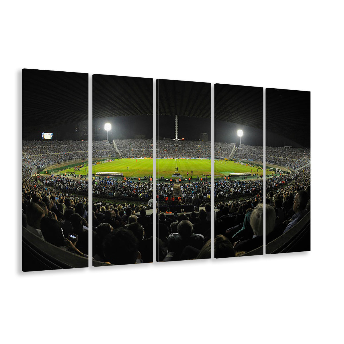Estadio Centenario, Stadium Canvas, Sport Art, 5 Panel B, Extra Large Canvas, Canvas Print Wall Art