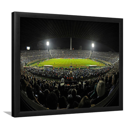 Estadio Centenario, Stadium Canvas, Sport Art, Gift for him, Framed Art Print Wall Decor, Picture Framed