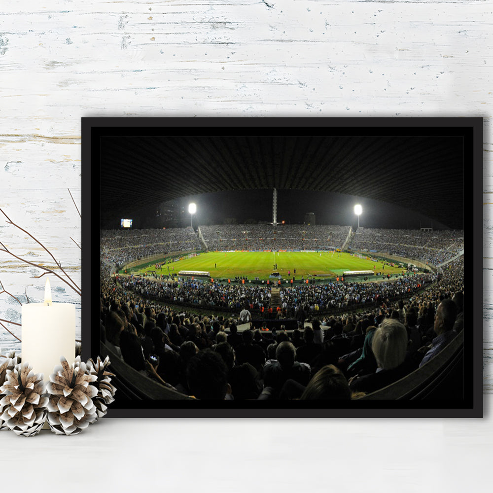 Estadio Centenario, Stadium Canvas, Sport Art, Framed Canvas Print Wall Art, Floating Frame