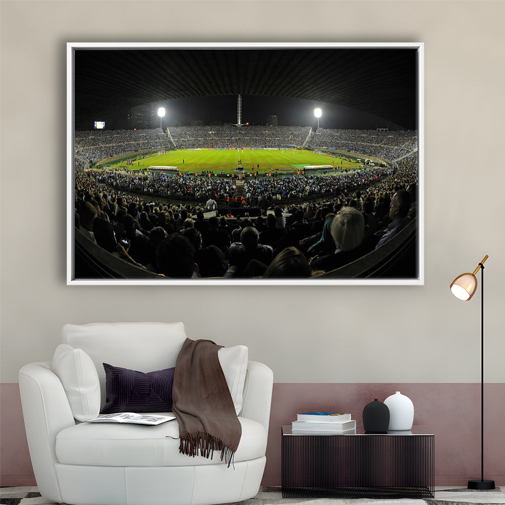 Estadio Centenario, Stadium Canvas, Sport Art, Framed Canvas Print Wall Art, Floating Frame