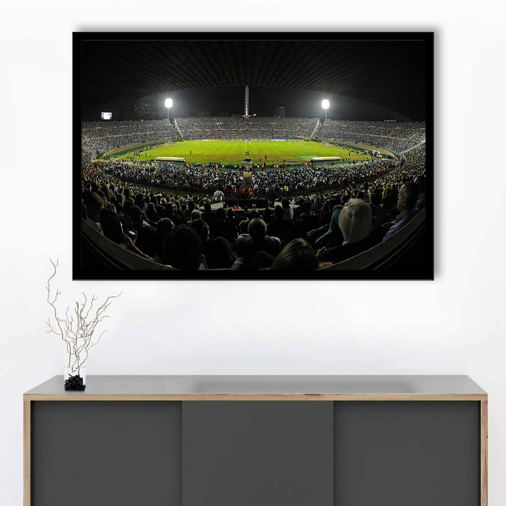 Estadio Centenario, Stadium Canvas, Sport Art, Gift for him, Framed Art Print Wall Decor, Picture Framed