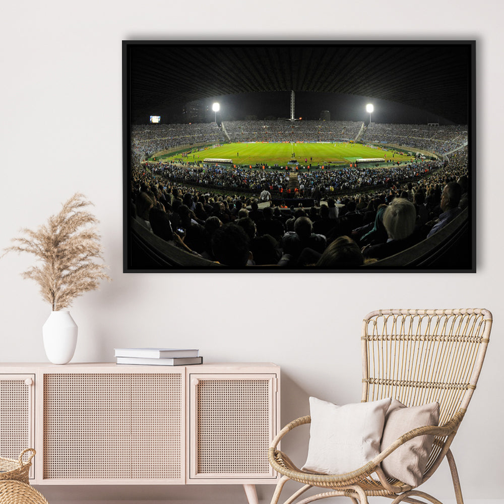 Estadio Centenario, Stadium Canvas, Sport Art, Framed Canvas Print Wall Art, Floating Frame