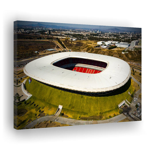 Estadio Chivas, Stadium Canvas, Sport Art, Gift for him, Man Cave Decor, Art Print, Canvas Print Wall Art
