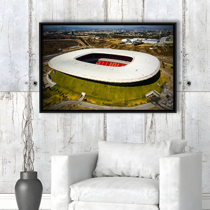 Estadio Chivas, Stadium Canvas, Sport Art, Framed Canvas Print Wall Art, Floating Frame