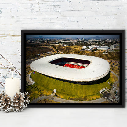 Estadio Chivas, Stadium Canvas, Sport Art, Framed Canvas Print Wall Art, Floating Frame