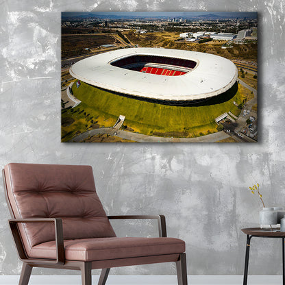 Estadio Chivas, Stadium Canvas, Sport Art, Gift for him, Man Cave Decor, Art Print, Canvas Print Wall Art