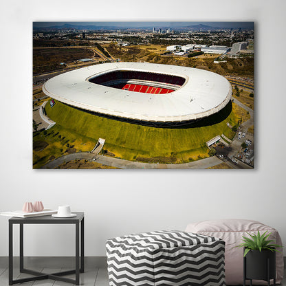Estadio Chivas, Stadium Canvas, Sport Art, Gift for him, Man Cave Decor, Art Print, Canvas Print Wall Art