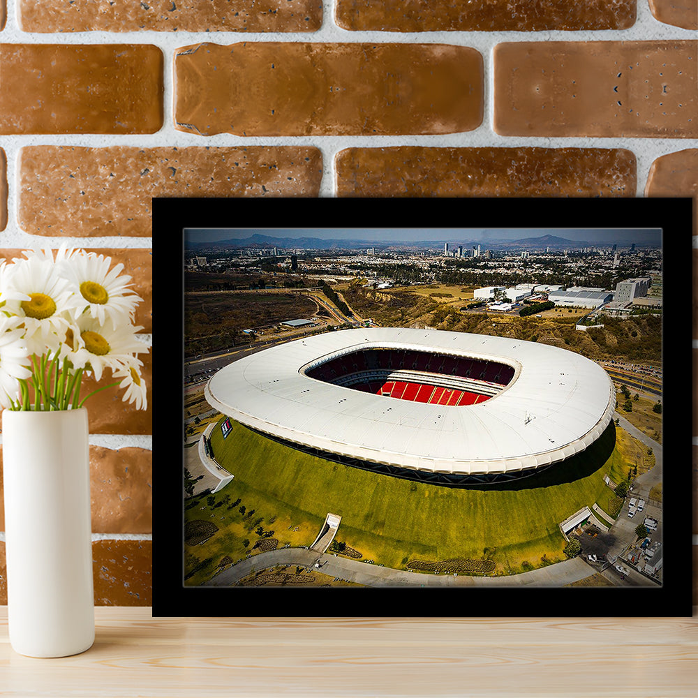 Estadio Chivas, Stadium Canvas, Sport Art, Gift for him, Framed Art Print Wall Decor, Picture Framed