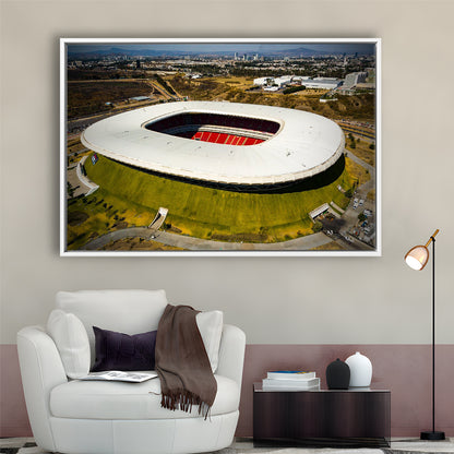 Estadio Chivas, Stadium Canvas, Sport Art, Framed Canvas Print Wall Art, Floating Frame