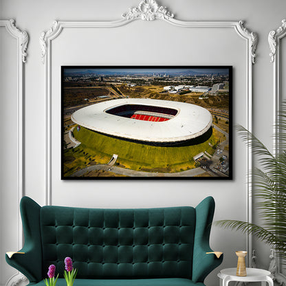 Estadio Chivas, Stadium Canvas, Sport Art, Gift for him, Framed Art Print Wall Decor, Picture Framed
