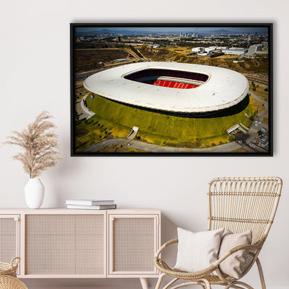 Estadio Chivas, Stadium Canvas, Sport Art, Framed Canvas Print Wall Art, Floating Frame