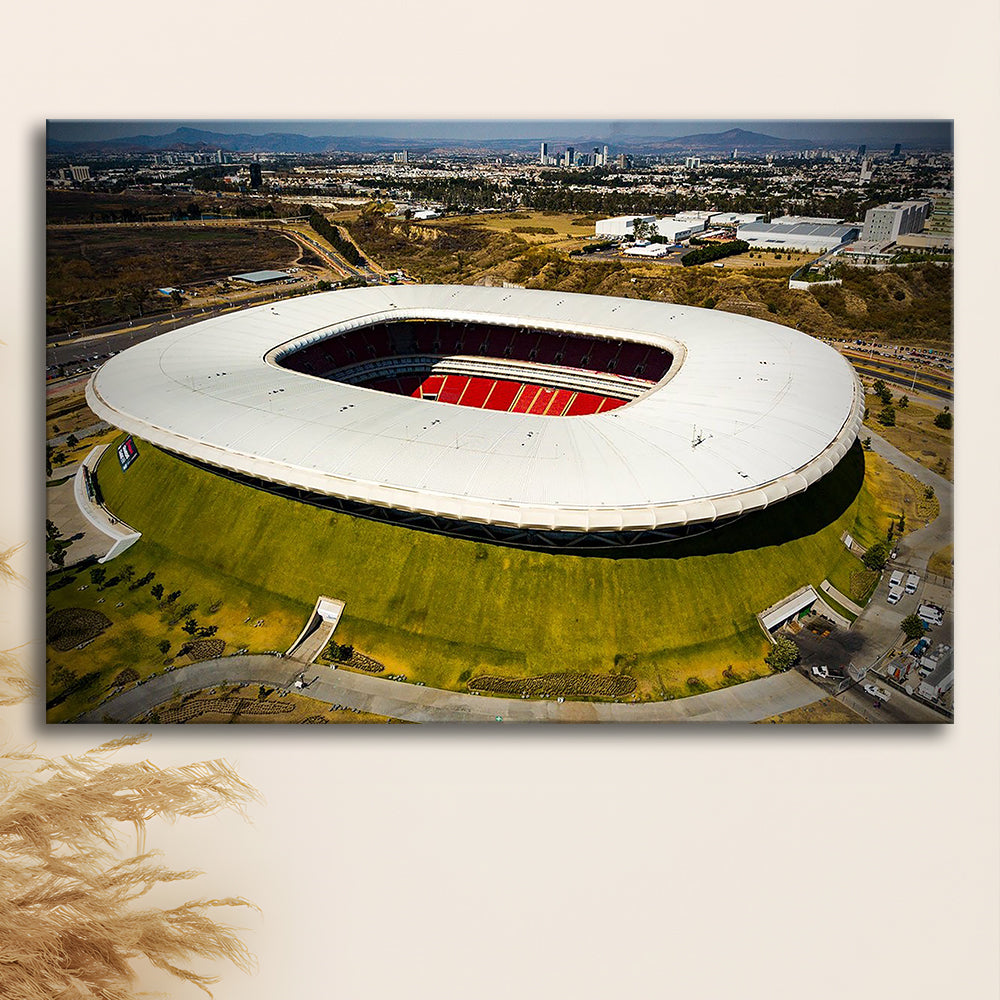 Estadio Chivas, Stadium Canvas, Sport Art, Gift for him, Man Cave Decor, Art Print, Canvas Print Wall Art