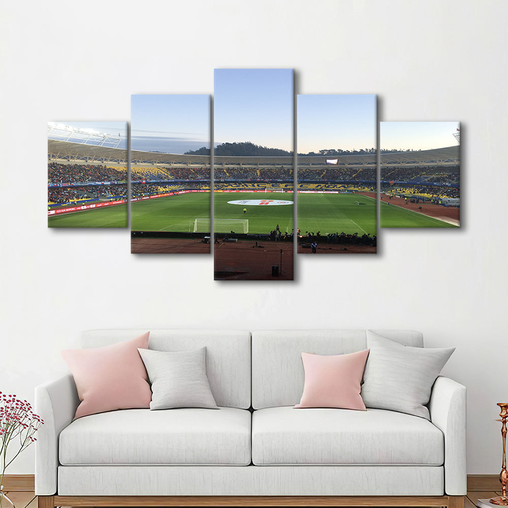 Estadio Ester Roa, Stadium Canvas, Sport Art, Gift for him, 5 Panel, Large Canvas, Canvas Print Wall Art