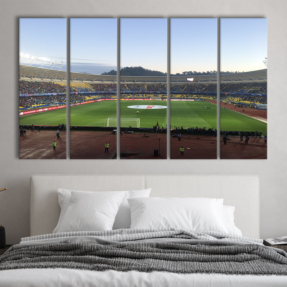 Estadio Ester Roa, Stadium Canvas, Sport Art, 5 Panel B, Extra Large Canvas, Canvas Print Wall Art