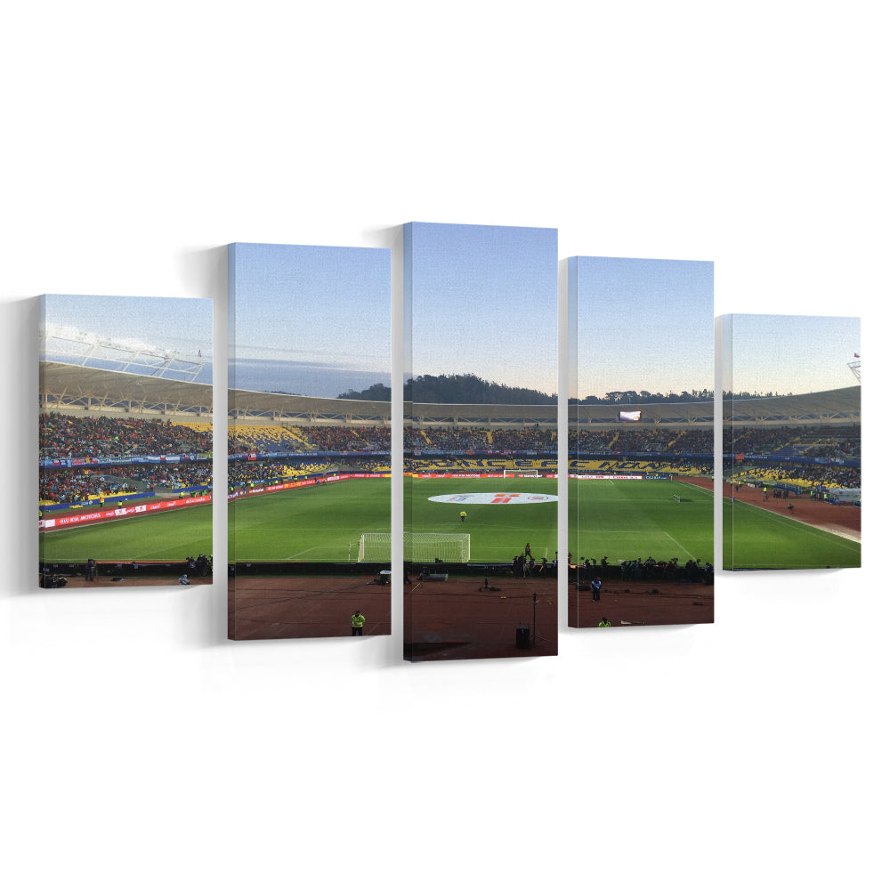Estadio Ester Roa, Stadium Canvas, Sport Art, Gift for him, 5 Panel, Large Canvas, Canvas Print Wall Art